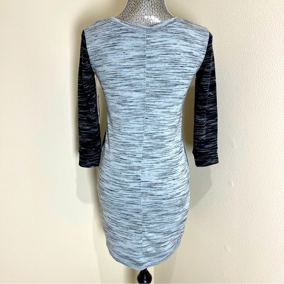 Jessica Simpson Active Women's size Small Gray Heathered Pullover Bodycon DRESS - Picture 5 of 7